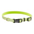 Frisco Patterned Polyester Reflective Dog Collar, Diamond Tile, X-Small: 8 to 12-in neck, 3/8-in wide