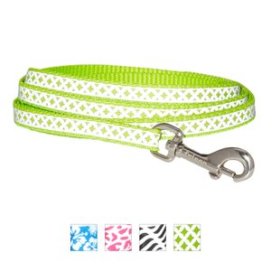 Frisco Patterned Nylon Reflective Dog Leash, Diamond Tile, X-Small: 6-ft long, 3/8-in wide