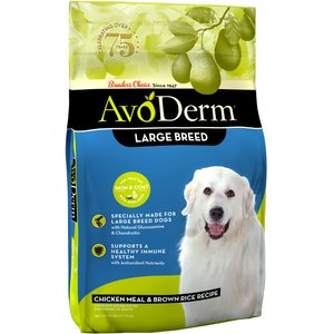 AvoDerm Chicken Meal & Brown Rice Recipe Large Breed Adult Dry Dog Food, 26-lb bag