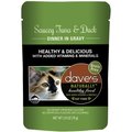 Dave's Pet Food Saucey Tuna & Duck Dinner in Gravy Grain-Free Wet Cat Food, 2.8-oz pouch, case of 24