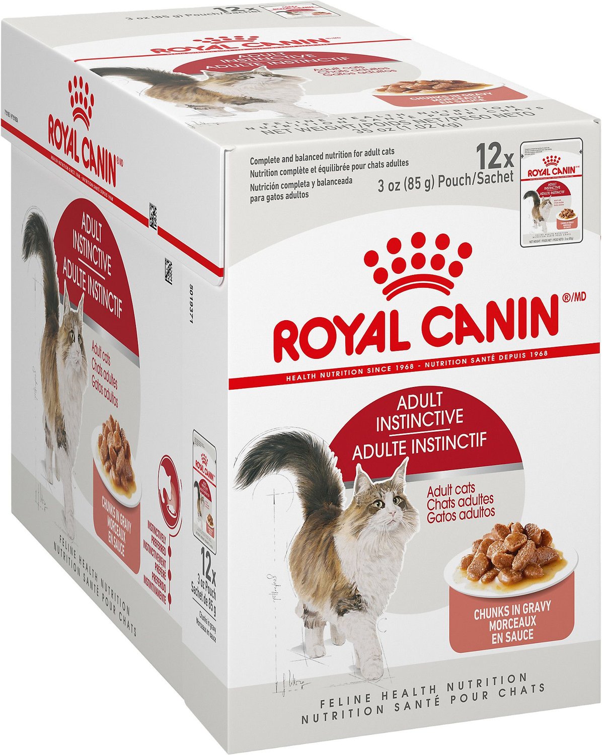 Royal Canin Adult Instinctive Chunks in Gravy Cat Food ...