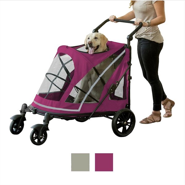 Pet Gear Expedition No-Zip Dog & Cat Stroller, Boysenberry slide 1 of 5