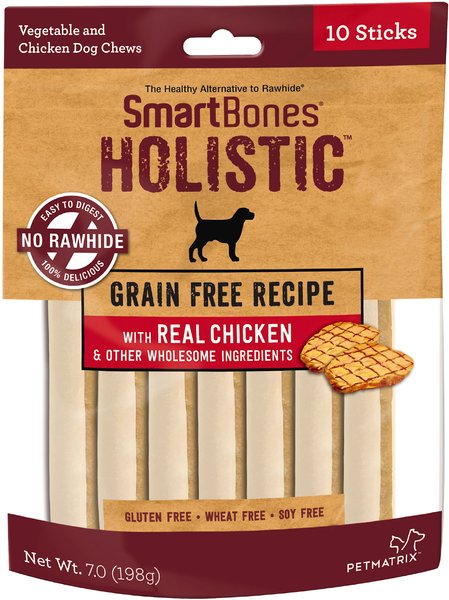 SmartBones Holistic Chicken Sticks Grain-Free Dog Treats, 10 count slide 1 of 4