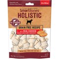SmartBones Holistic Mini Chicken Bones Grain-Free Dog Treats, 24 count