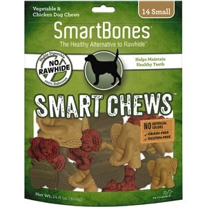 SmartBones Small Smart Chews Grain-Free Dog Treats, 14 count