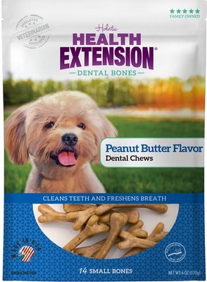 Health Extension Peanut Butter Flavored Dental Dog Treats, slide 1 of 1