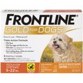 Frontline Gold Flea & Tick Treatment for Small Dogs, 5-22 lbs, 3 Doses (3-mos. supply)