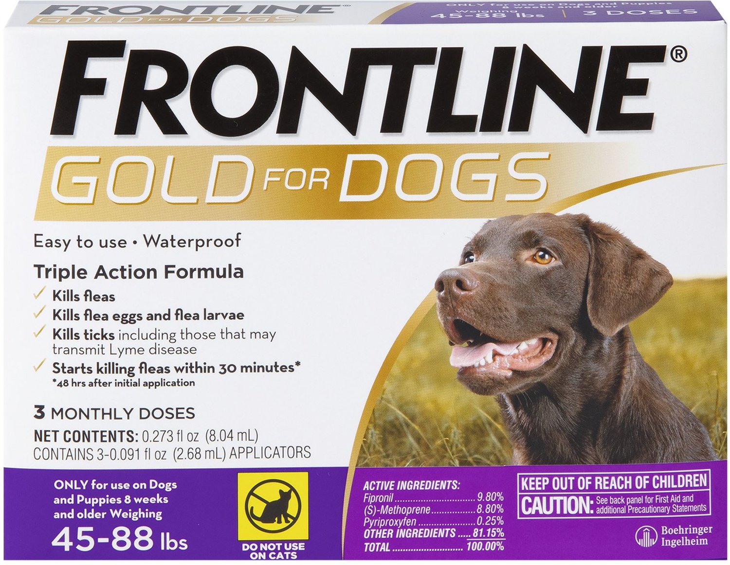 frontline gold chewy