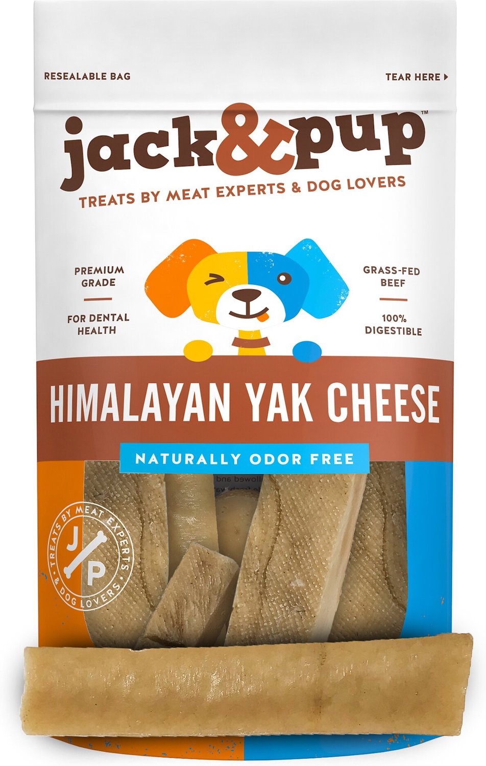 1 Large Himal Cheese Chew Dog Treat One Himalayan Yak and Cow's Milk 
