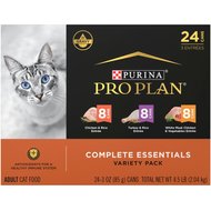 Purina Pro Plan Chicken & Turkey Favorites Variety Pack Canned Cat Food, 3-oz, case of 24