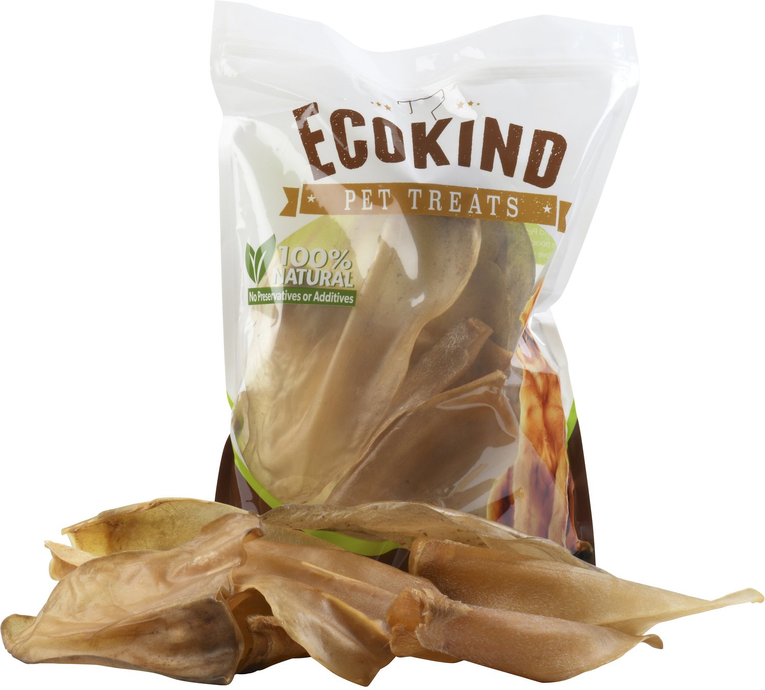 Pack of 5 Pcs Dried Cow Ears No Added Preservatives