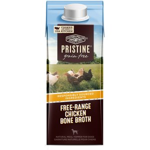 Castor & Pollux PRISTINE Free-Range Chicken Bone Broth Grain-Free Dog Food Topper, 8.4-oz, case of 24