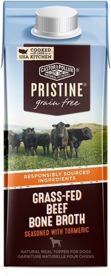 Castor & Pollux PRISTINE Grass-Fed Beef Bone Broth With Turmeric Dog Food Topper, slide 1 of 1