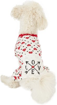 Pup Crew Heart Print Love Dog Pajamas, slide 1 of 1