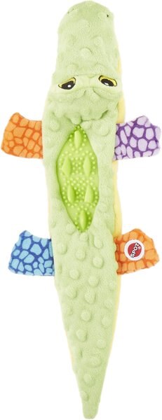 Ethical Pet Nubbins Crocodile Squeaky Plush Dog Toy, Small, White slide 1 of 4