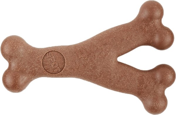 Ethical Pet Bam-bones Wishbone Bacon Tough Dog Chew Toy, Large slide 1 of 5