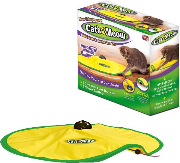 Cat's Meow Motorized Chaser Cat Toy slide 1 of 8