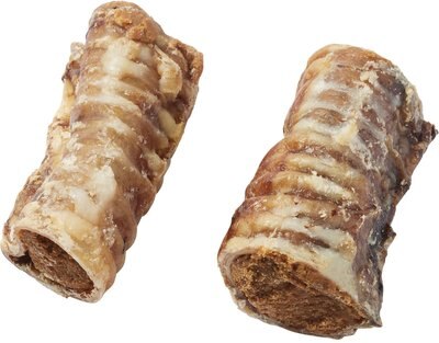Bones & Chews Made in USA Peanut Butter Flavored Filled Trachea Dog Treats, slide 1 of 1