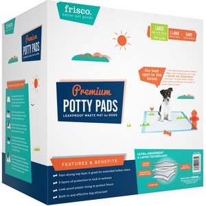 Frisco Dog Training & Potty Pads, 22 x 23-in, 200 count, Unscented
