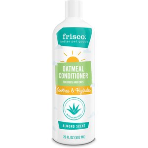 Frisco Oatmeal Cat & Dog Conditioner with Aloe, Almond Scent, 20-oz bottle