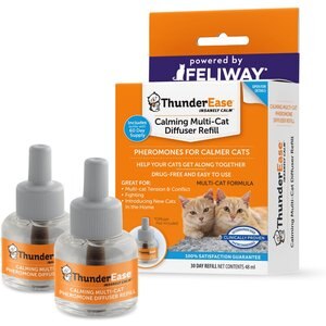 ThunderEase Multi-Cat Calming Diffuser Refill for Cats, 30 day, 2 count