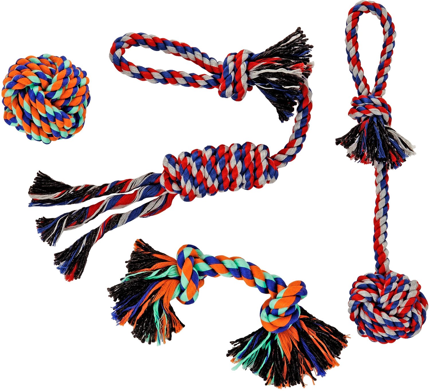 squeaky rope dog toys