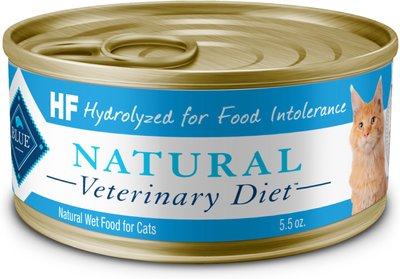 Blue Buffalo Natural Veterinary Diet HF Hydrolyzed for Food Intolerance Grain-Free Canned Cat Food, slide 1 of 1