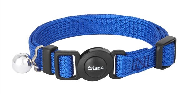 Frisco Nylon Breakaway Cat Collar with Bell, 8 to 12-in neck, 3/8-in wide slide 1 of 6