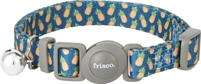 Frisco Pineapple Polyester Breakaway Cat Collar with Bell, slide 1 of 1
