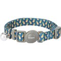 Frisco Pineapple Polyester Breakaway Cat Collar with Bell, 8 to 12-in neck, 3/8-in wide