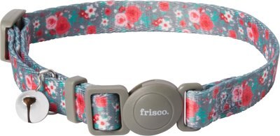 Frisco Rose Polyester Breakaway Cat Collar with Bell, slide 1 of 1