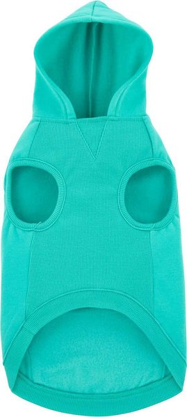 Frisco Dog & Cat Basic Hoodie, Teal, Small slide 1 of 10