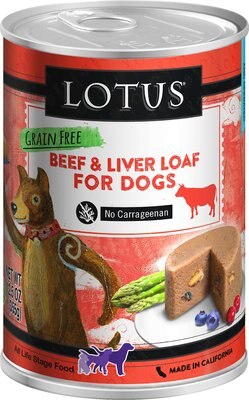 Lotus Grain-Free Beef Loaf Canned Dog Food, slide 1 of 1