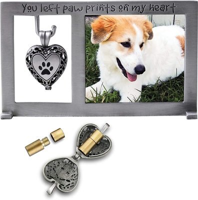 Cathedral Art Pet Memorial Frame with Ashes Locket, slide 1 of 1