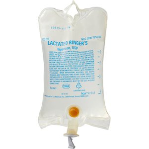 ICU Medical Lactated Ringers Electrolyte Injection Solution, 500-mL
