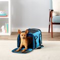 Mr. Peanut's Silver Series Airline-Approved Dog & Cat Carrier Bag, Deja Blue