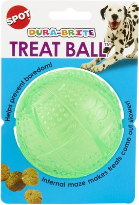 Ethical Pet Dura Brite Treat Dispenser Ball Dog Toy, Color Varies, slide 1 of 1