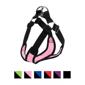 Gooby Comfort X Mesh Step In Back Clip Dog Harness, Pink, Large: 19 to 23.5-in chest