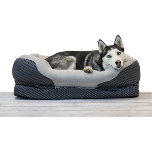 BarksBar Snuggly Sleeper Orthopedic Bolster Dog Bed