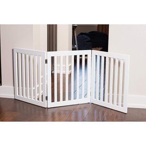 Internet's Best Traditional Pet Gate, White, 24-in