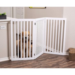 Internet's Best Traditional Pet Gate, White, 36-in