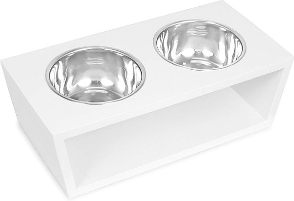 Internet's Best Modern Elevated Dog & Cat Bowls, 2-cup, 5.5-in Tall slide 1 of 5