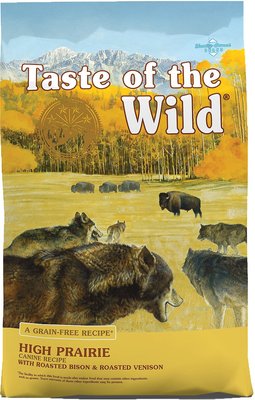 2. Taste of the Wild High Prairie Grain-Free Dry Dog Food