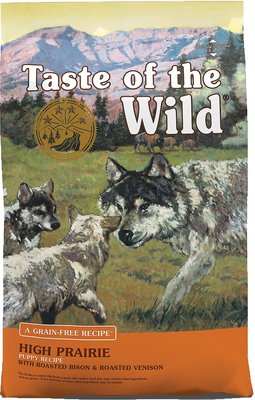 2. Taste of the Wild Grain-Free High Prairie Puppy Formula