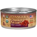 Evanger's Organics Beef Dinner Grain-Free Canned Cat Food, 5.5-oz, case of 24