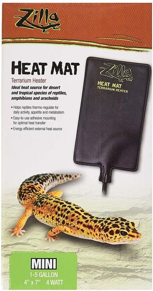 Zilla Heat Mats Reptile Terrarium Heater, 4-watt slide 1 of 11