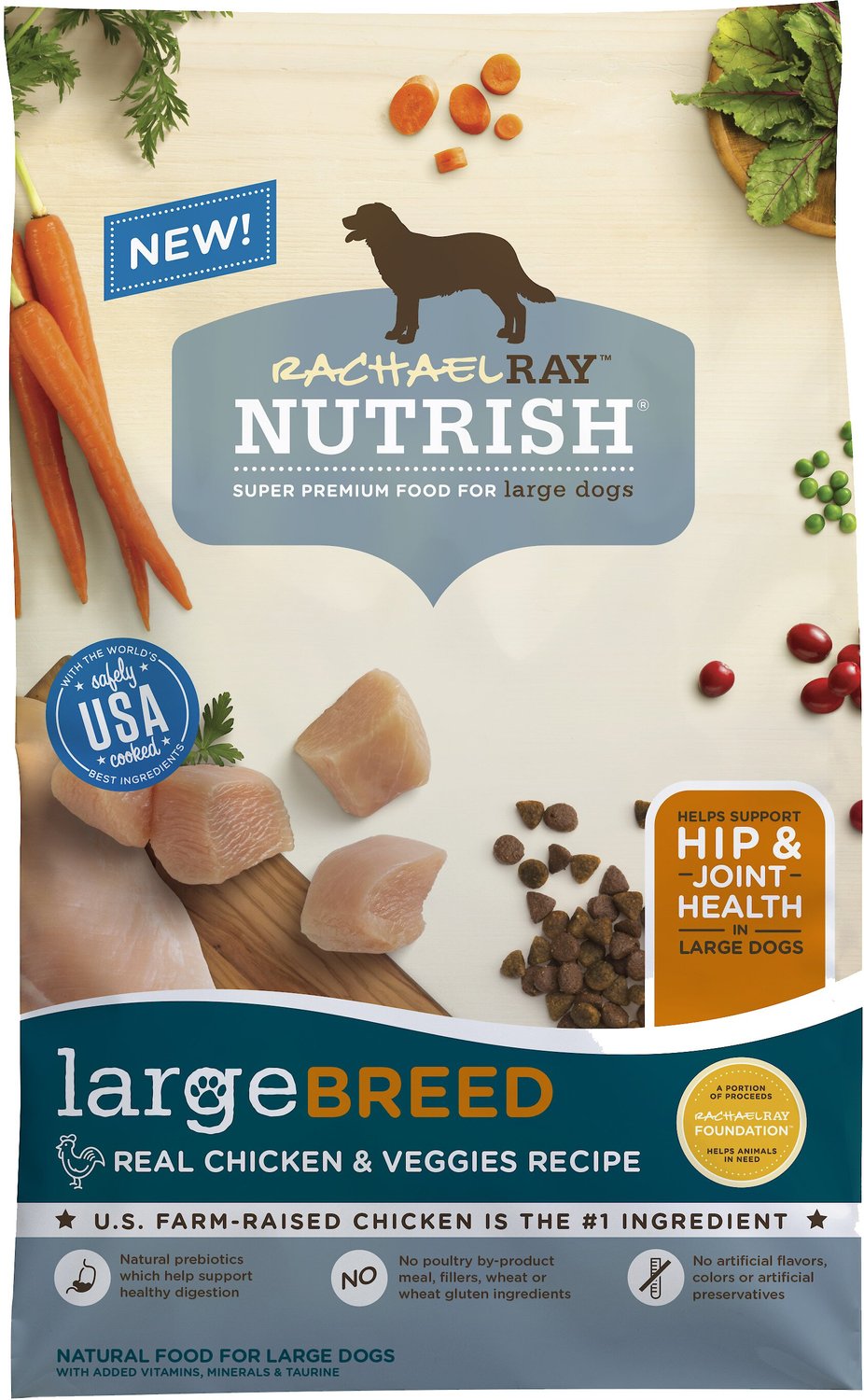 RACHAEL RAY NUTRISH Large Breed Real 