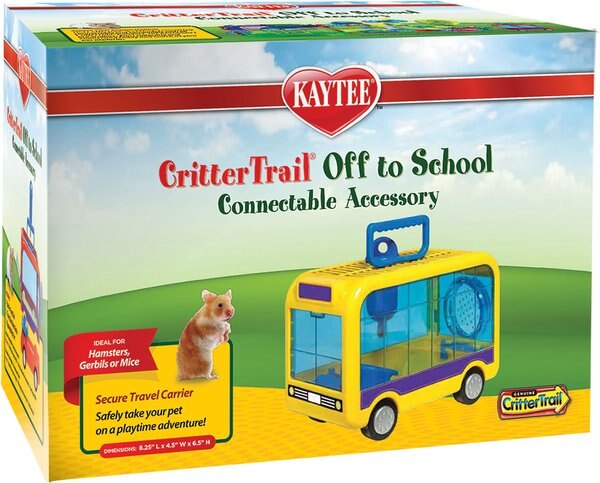Kaytee CritterTrail Off to School Small Animal Carrier, Color Varies slide 1 of 6