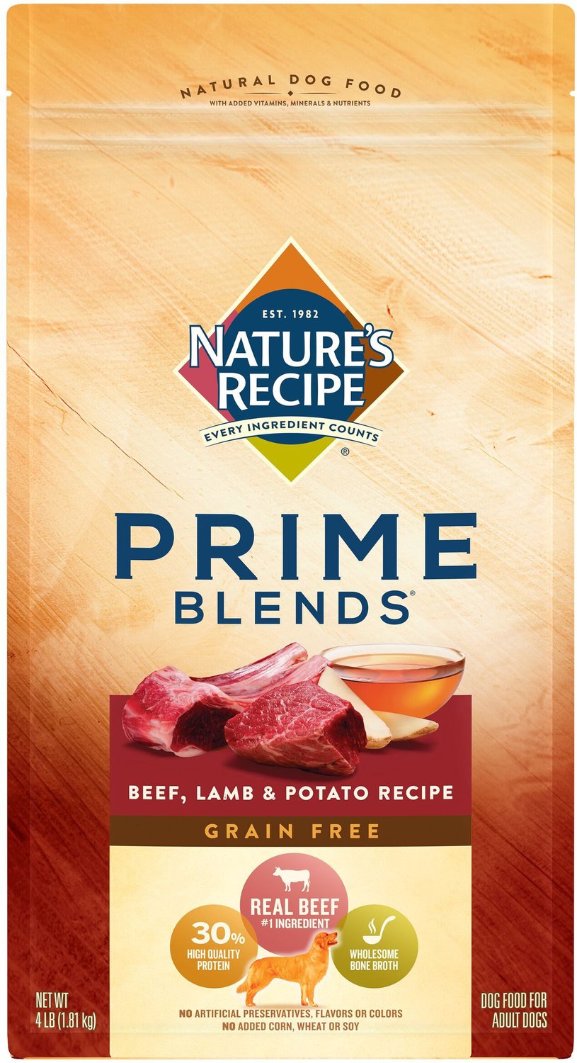 Nature's Recipe Prime Blends Beef, Lamb, and Potato Recipe GrainFree