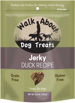 Walk About Duck Grain-Free Jerky Dog Treats, slide 1 of 1